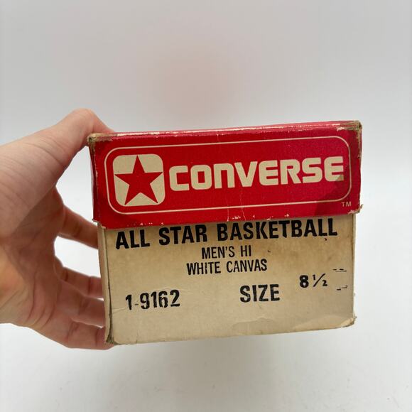 Vintage 80s Converse Chuck Taylor All Star High Sneakers Men\'s 8.5 With Box main image 6